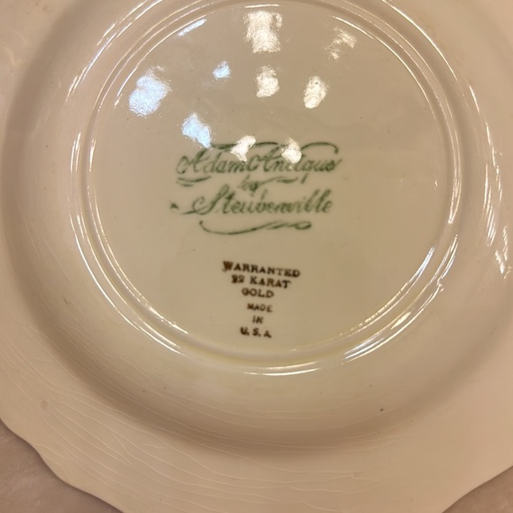 Vintage Adam Steubenville Antiques Plate - Picture 6 of 8
